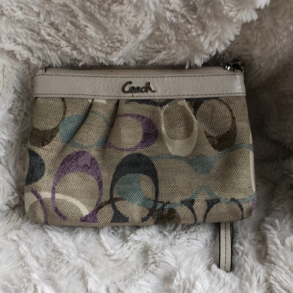 Coach wristlet, gently worn
